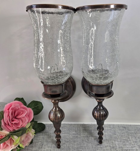Vintage copper bronze candle - copper,
